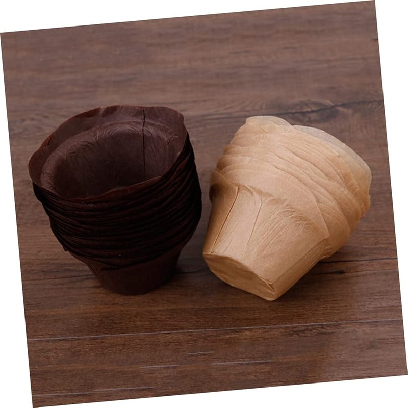 Lotus Style Cupcake Wrappers 50pcs Muffin Liners Baking Cups For Parties Events - Image 4